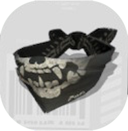 イカスカルマスク画像