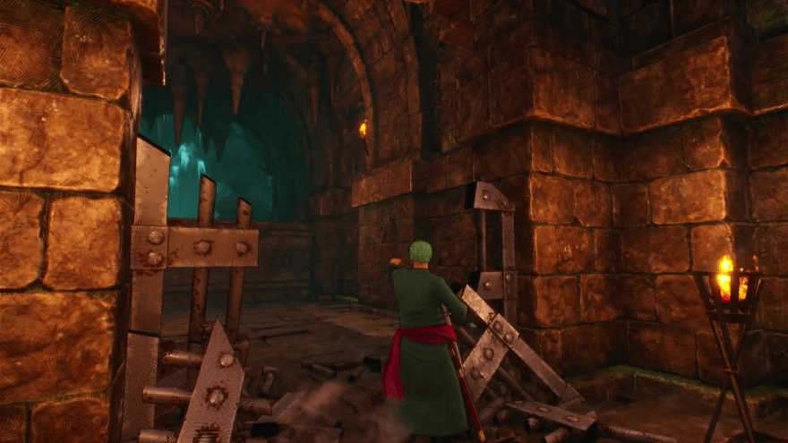 ゾロのアクション