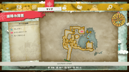 ナミのキューブの場所マップ