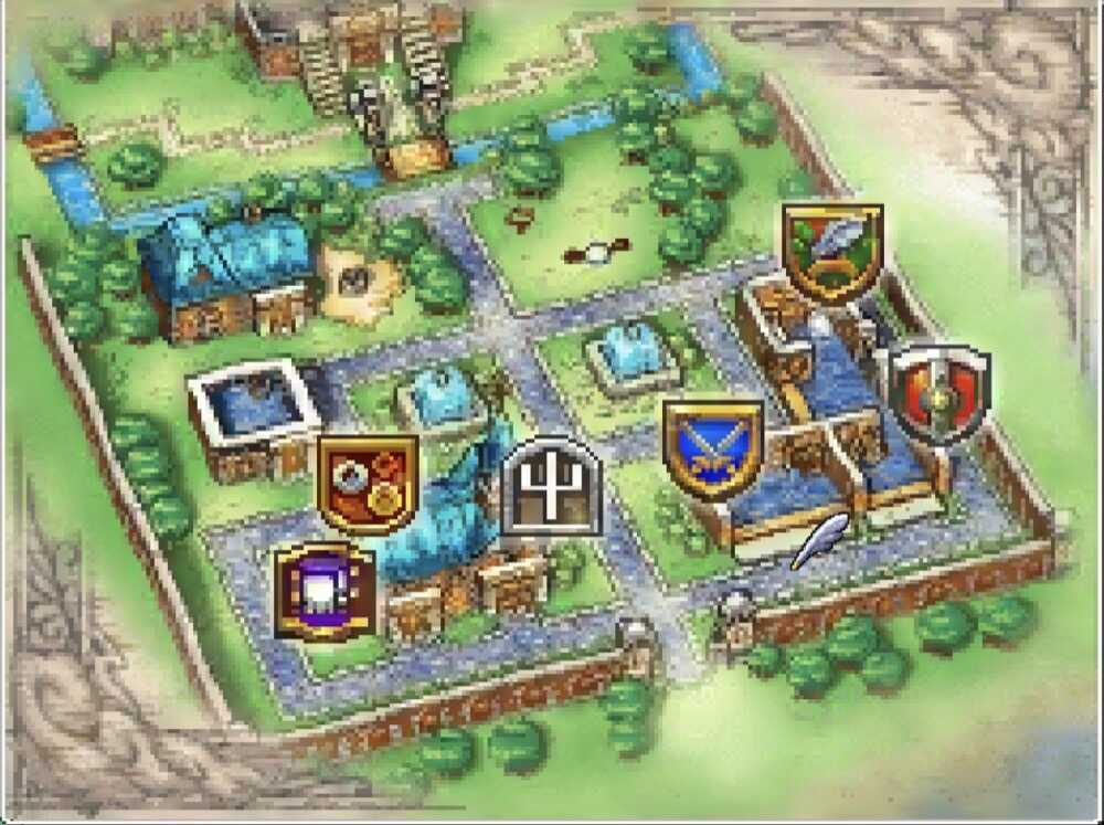 レイドック城下町マップ