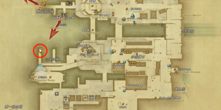 クガネの小波止場にいるソロバン