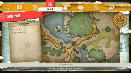 ルフィのキューブの場所マップ