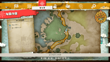 ゾロのキューブの場所マップ