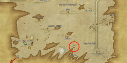 キャンプ・ブロークングラスから東にいるアリゼー