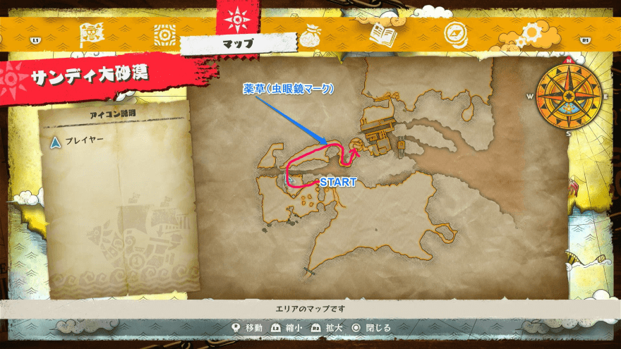 ヒスタリアのマップ