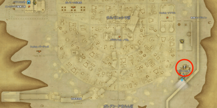 テルティウム駅にいるアルフィノ