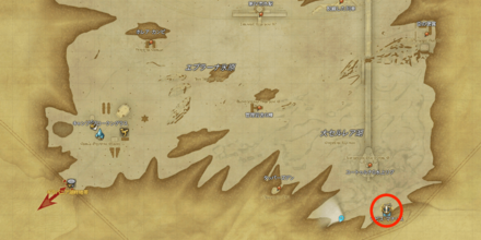 ガレマルドの南東にいるゼロ