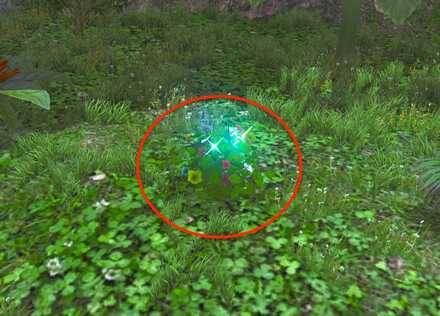 無人島の極彩色の花の入手オブジェクト画像