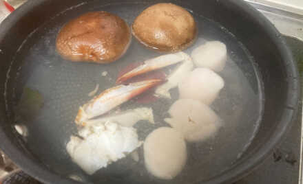 お正月イベントの無人島料理を作ってみた！