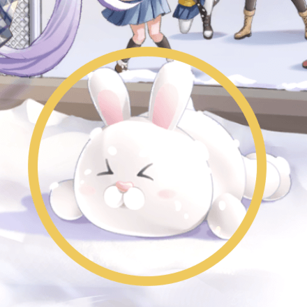 少女廻戦の雪合戦専用アーマーのタップする場所