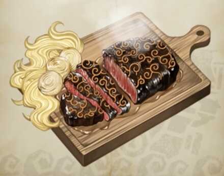 将軍獅子のステーキ画像