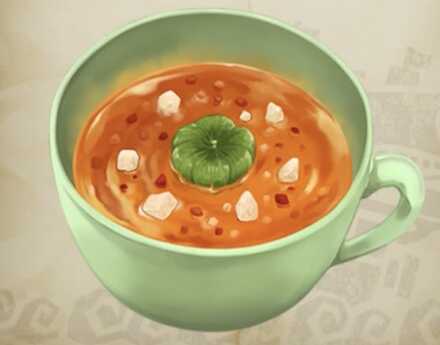 妖精のパンプキン入りガスパッチョ画像