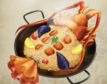 ドレスエビのパエリア画像