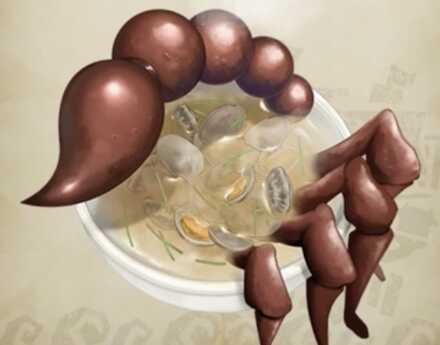 サソリと貝のスープ画像