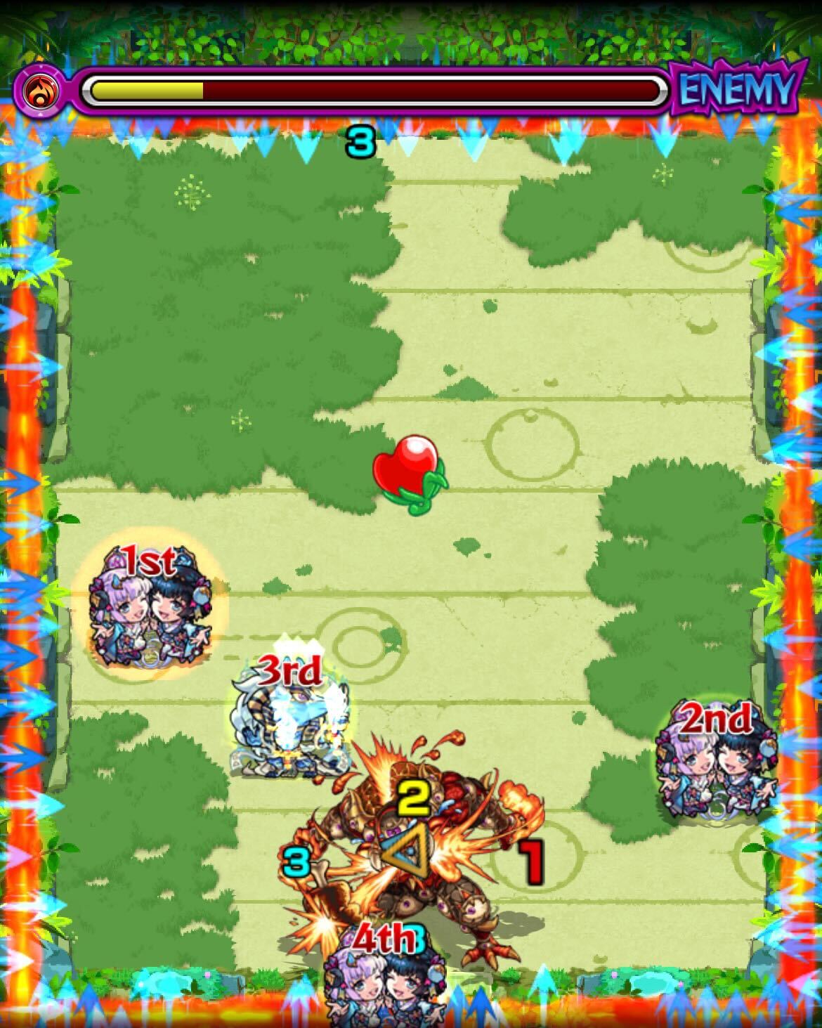 未開の大地41ステージ1敵移動後