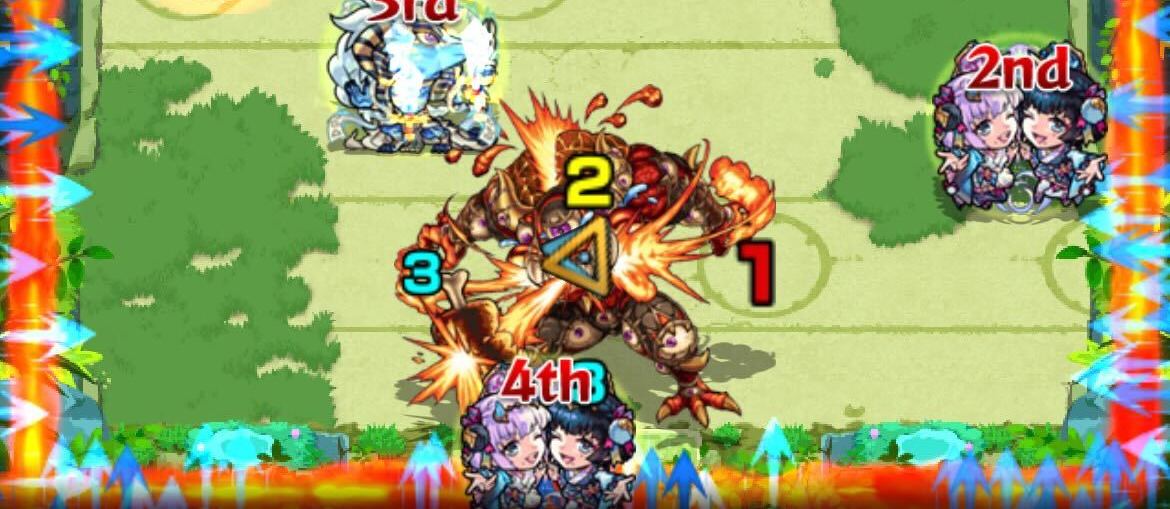 バトンを所持して弱点を攻撃しよう