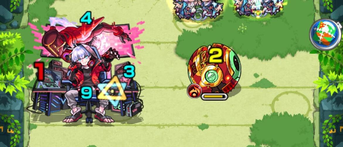 一部の敵は特殊バリアを破壊してから攻撃