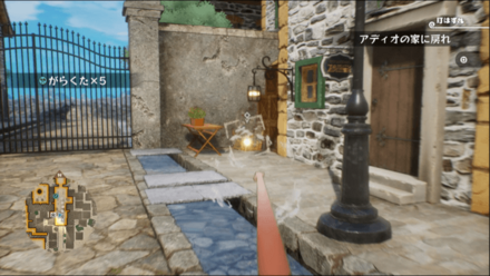 マリンフォード町中の木箱や樽