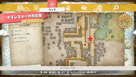 ウーツ鋼ボルト2つ目のマップ画像