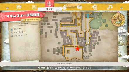 広場の猫のマップ画像