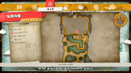 ゾロのキューブの場所マップ