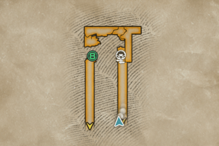 砂塵の遺構・崩落した回廊画像