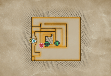 砂塵の遺構・回廊の部屋（反転）画像