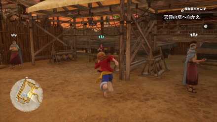 テントにいるハトルの相棒