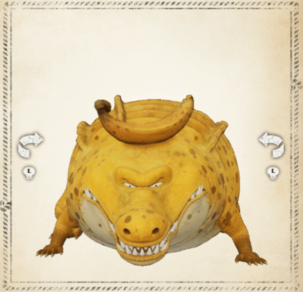 完熟バナナワニ