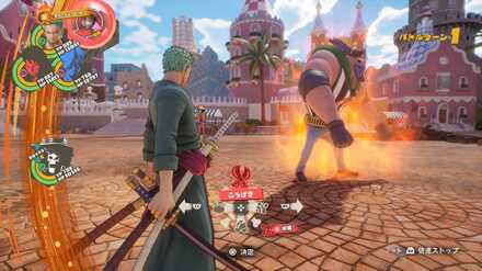 同エリアに複数キャラを配置する