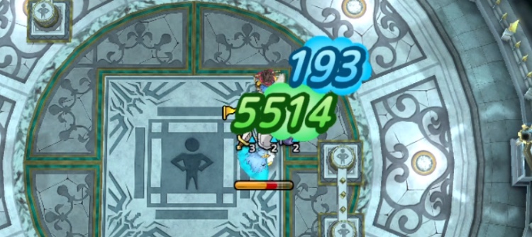 賢者女はHP50%以下で大回復