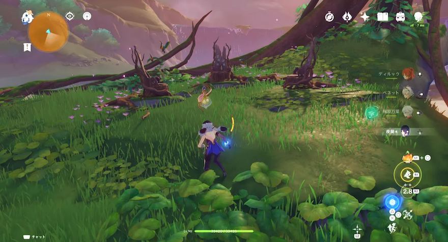 オアシス中央に向かう