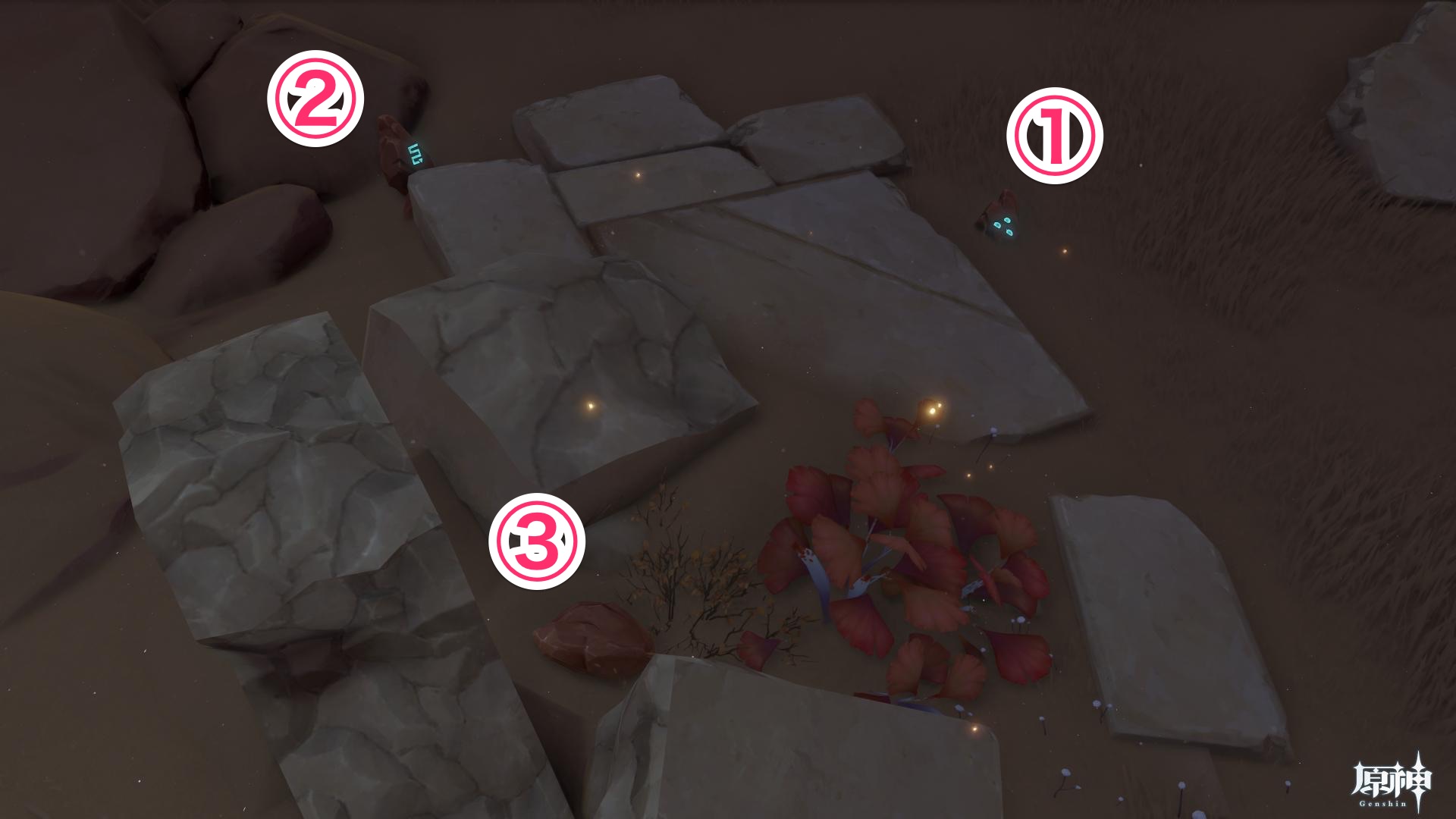 風化した碑石11