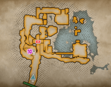 彷徨える一族湖畔の洞窟