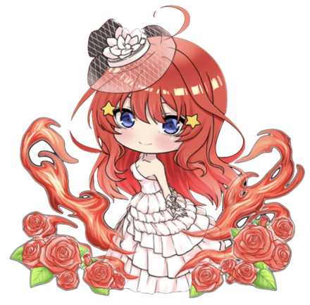 中野 五月の覚醒前イラスト