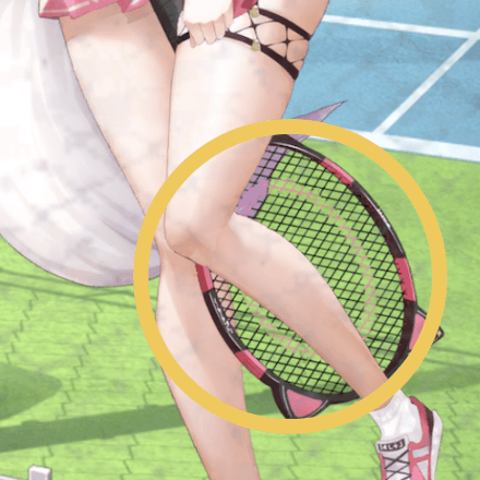 少女廻戦の狐耳ラケットのタップする場所