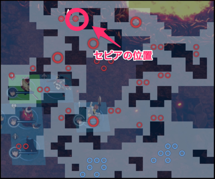 23章セピアの位置画像