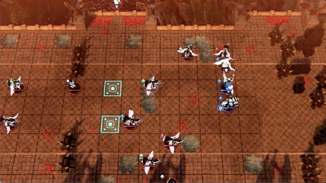 後退先に敵がいる場合のスマッシュ