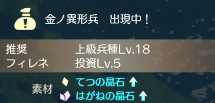 ワールドマップで推奨レベルが確認できる