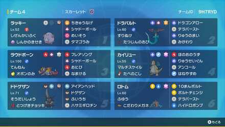 霧雨選手使用構築