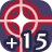 命中＋15のアイコン