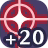 命中＋20のアイコン