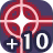 命中＋10のアイコン