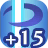 回避＋15のアイコン