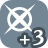 技＋3のアイコン