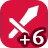 力＋6のアイコン