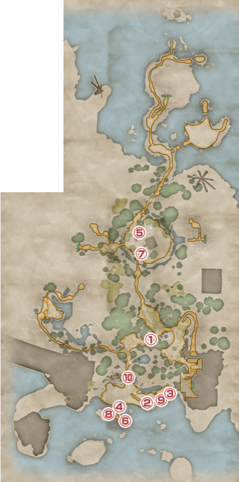 ワフルド南マップ