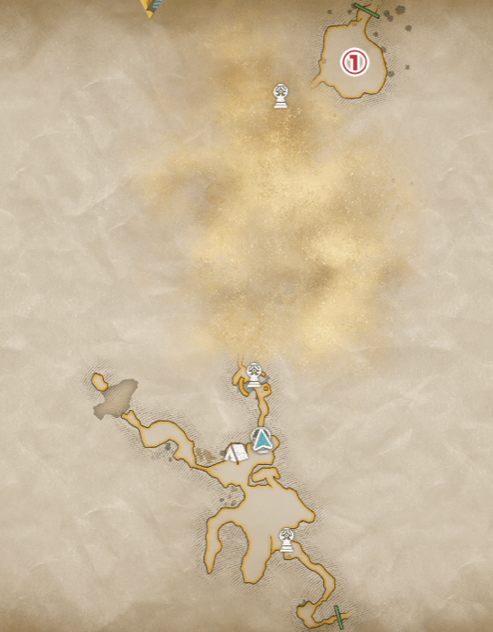 ナノハナ近郊砂漠マップ