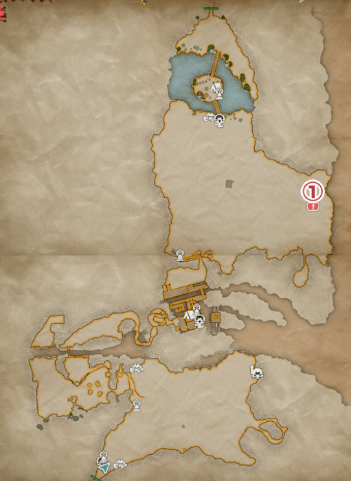 サンディ大砂漠マップ