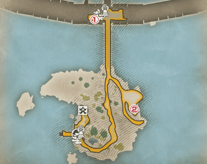 ウォーターセブン下層海岸マップ